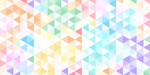 Colorful triangular pattern, abstract geometric polygonal background