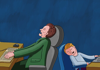 Work from home and school from home