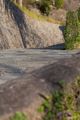 オランダ坂の石畳