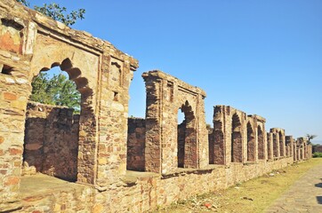 spooky ruins of Bhangarh Fort ,Alwar , Rajasthan ,most Haunted Place in India