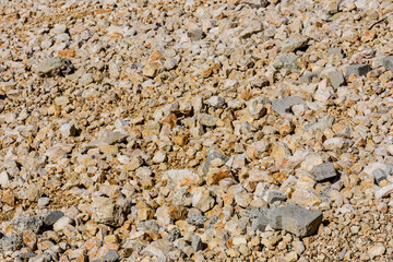 Background of the limestone boulders. Natural stone pattern
