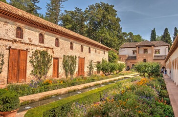 Fototapeta na wymiar Alhambra Gardens, Granada