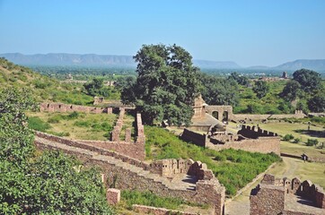 spooky ruins of Bhangarh Fort ,Alwar , Rajasthan ,most Haunted Place in India