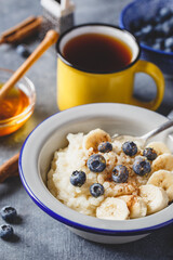 Milk rice porridge