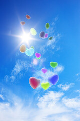 ハートの風船