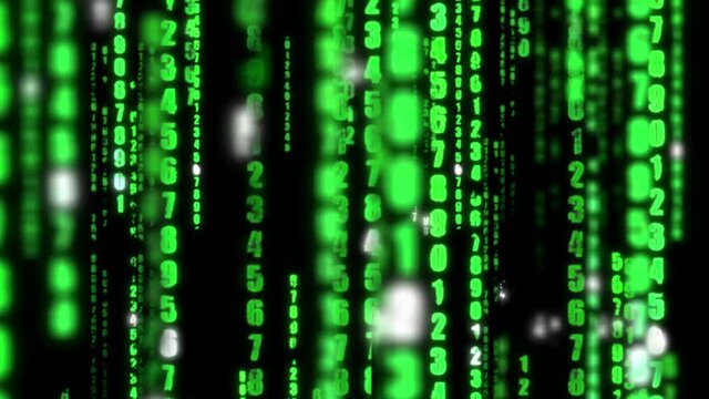 background binary code computer data digital matrix