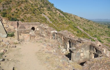 spooky ruins of Bhangarh Fort ,Alwar , Rajasthan ,most Haunted Place in India