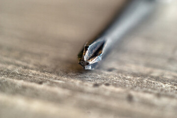 close up of a screw