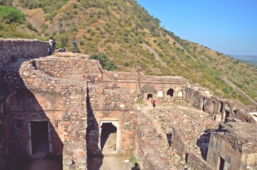 spooky ruins of Bhangarh Fort ,Alwar , Rajasthan ,most Haunted Place in India