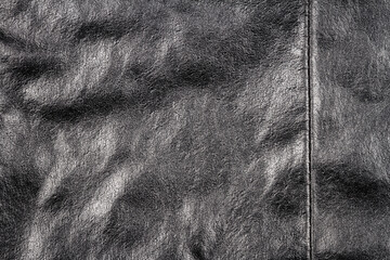 Black leather texture background