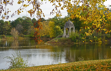 Herbst im Stadtpark in Magdeburg