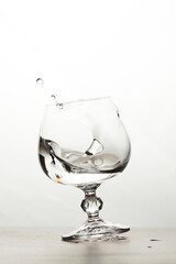 glass with water