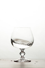 empty wine glass