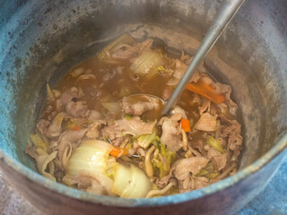 豚肉味噌煮込み