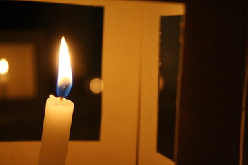 candle in the dark