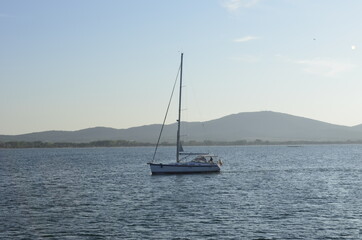 sailboat on the sea