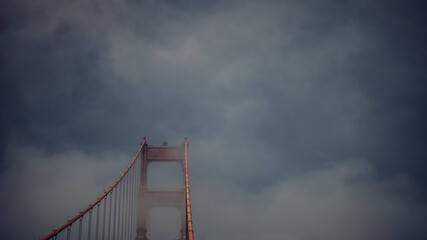 Bridge in the fog.