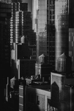 Fototapeta High rise buildings in Chelsea, New York, NY