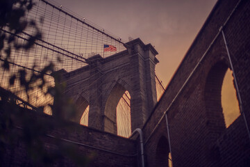 Bridge at sunset