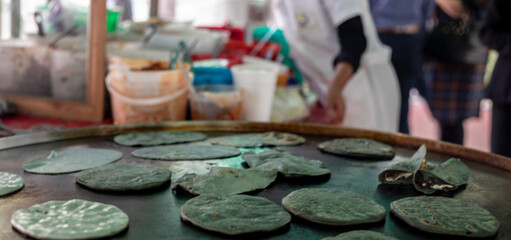 tortillas de maiz verde