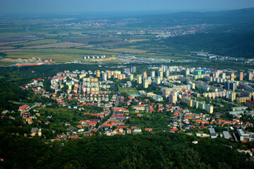 Flug über Bratislava in Der Slovakei 11.9.2020