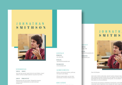 Clean Resume Set