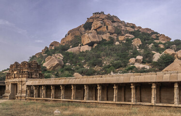 Matanga Hill is the highest point in Hampi