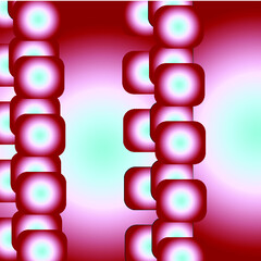 3d render of a molecule
