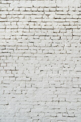 White brick building wall. Interior of a modern loft. Background for design