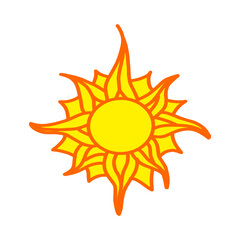 Sun Icon set. Sun Collection logo icon Vector. Sun star Collection, sun Icon logo.