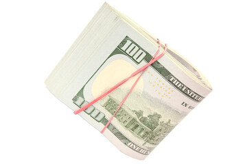 business dollar money on white background