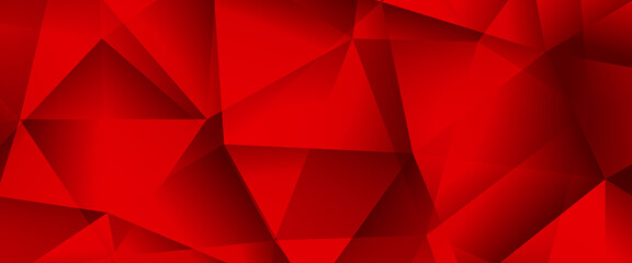 Abstract red geometric background