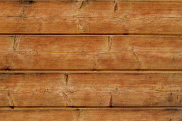 Wooden wall of a village house