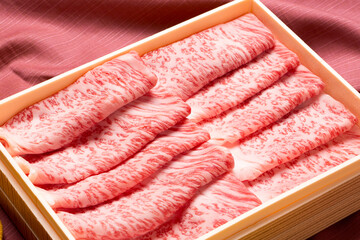 霜降り牛肉