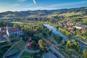 Piwniczna Zdrój , panorama, krajobraz, małopolska © Piotr Gaborek 