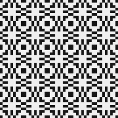 Fototapeta premium Abstract Cross Pattern Dots Logo generative computational art illustration