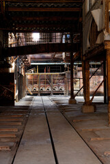 Rail lines in abandoned Don Valley Brick works