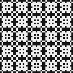 Fototapeta premium Abstract Cross Pattern Dots Logo generative computational art illustration