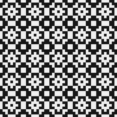 Fototapeta premium Abstract Cross Pattern Dots Logo generative computational art illustration