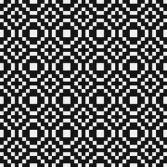 Fototapeta premium Abstract Cross Pattern Dots Logo generative computational art illustration