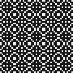 Fototapeta premium Abstract Cross Pattern Dots Logo generative computational art illustration