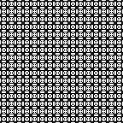 Abstract Cross Pattern Dots Logo generative computational art illustration