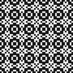 Fototapeta premium Abstract Cross Pattern Dots Logo generative computational art illustration