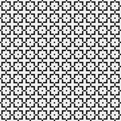 Fototapeta premium Abstract Cross Pattern Dots Logo generative computational art illustration