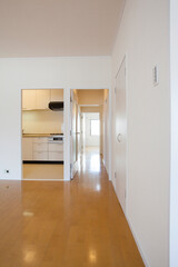 キッチンと廊下