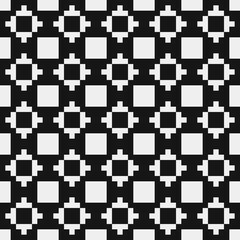 Abstract Cross Pattern Dots Logo generative computational art illustration