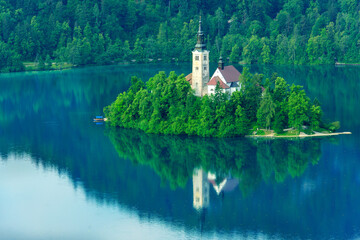 Bled Castle on Lake Bled, Slovenia