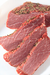 Fototapeta premium 馬肉薫製