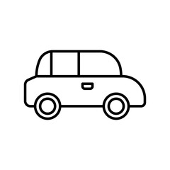 car, automobile, vehicle, transport icon vector illustration