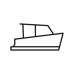 ship, cruise, yacht, icon vector illustration